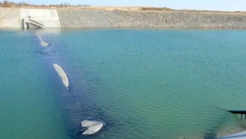 Строительство надувной плотины началось в Кызылординской области