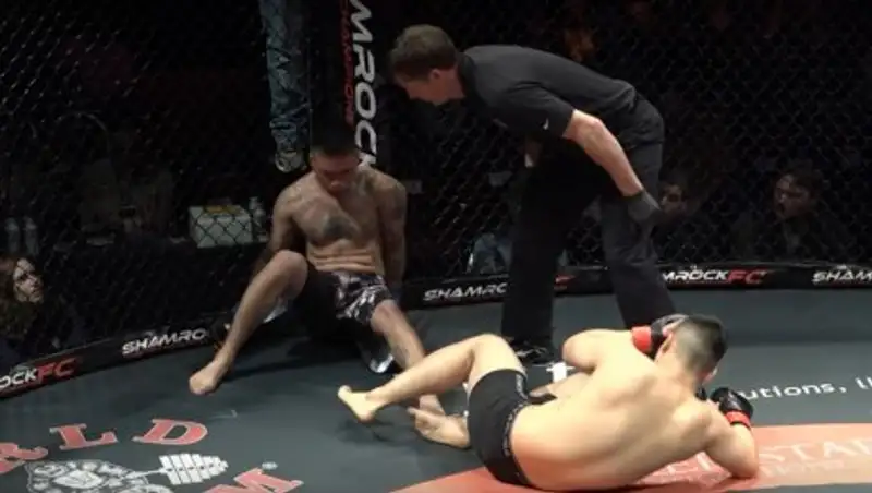 В США бойцы ММА одновременно нокаутировали друг друга