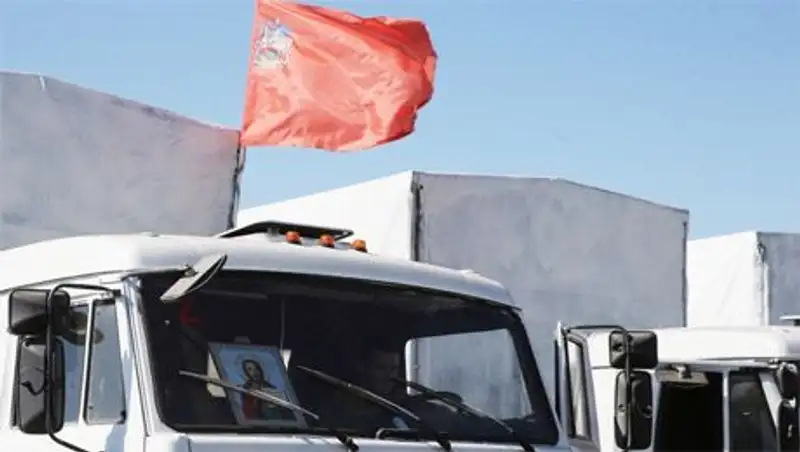 Красный Крест: Украина не признает гумпомощью груз, перевозимый автоколонной из России