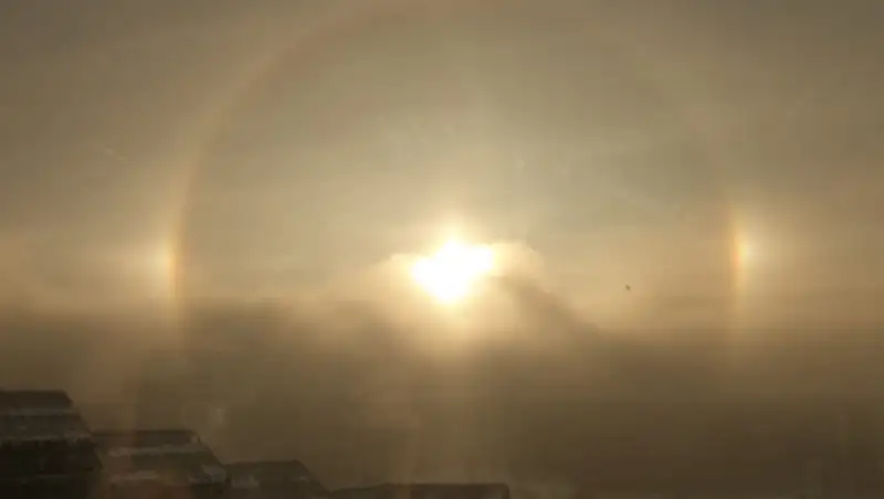 Необычное оптическое явление удивило алматинцев