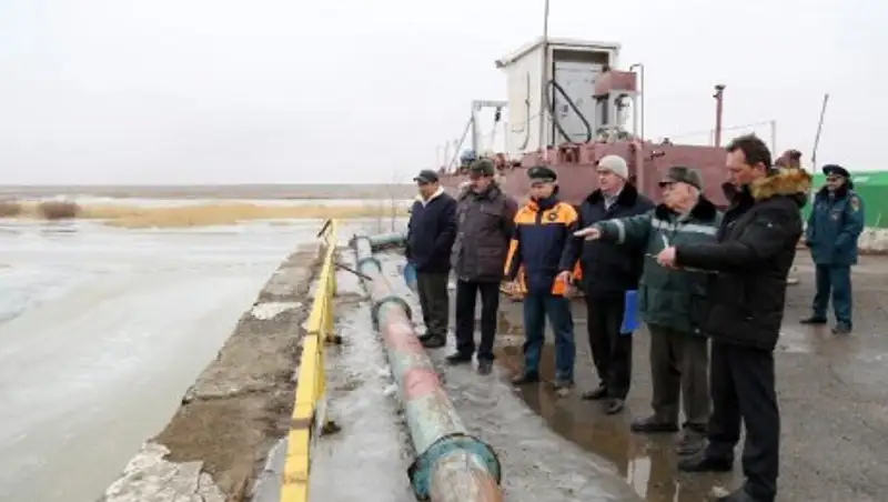 Байконур готовится к паводковой ситуации на реке Сырдарье