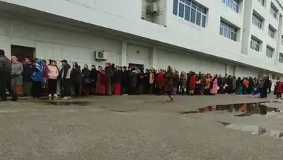 очередь на продукты в Туркменистане, фото - Новости Zakon.kz от 21.06.2021 06:30