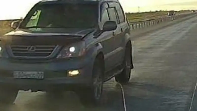 Водителя-камикадзе сняли на трассе Караганда - Нур-Султан