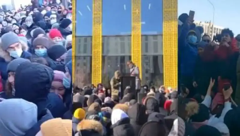 Владельцы магазина, устроившие давку в Нур-Султане, извинились