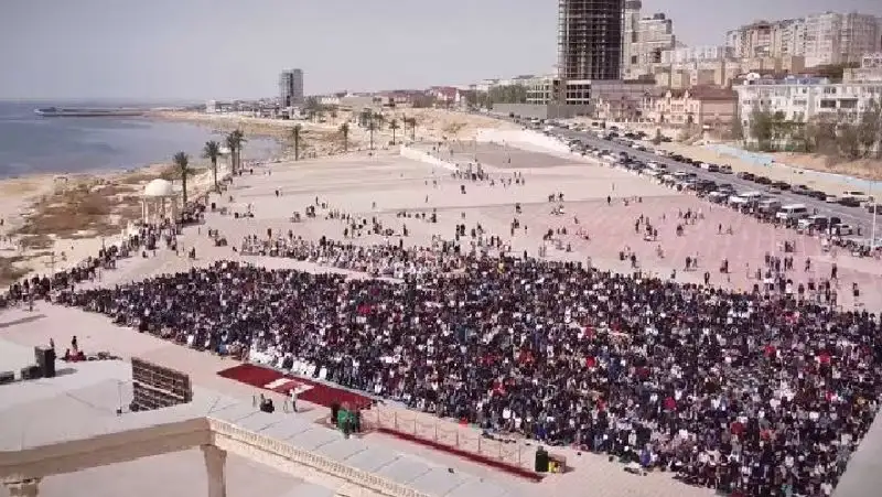 В Актау провели обряд вызова дождя