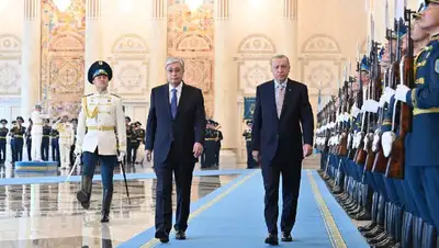 Президент Турции прибыл в Акорду, фото - Новости Zakon.kz от 12.10.2022 16:06