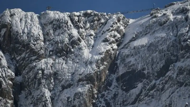 В Австрии 17 человек и собаку спасли из горного ущелья после оползня