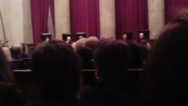 Заседание Верховного суда США впервые засняли на видео