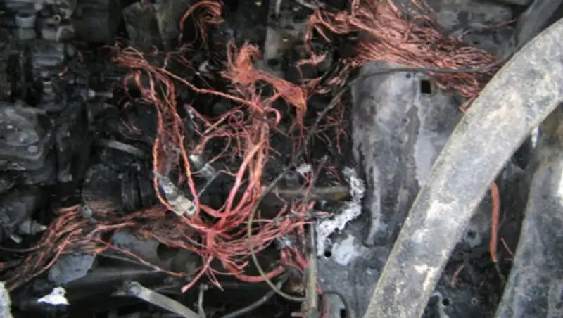 Названа причина пожара в автобусе в Петропавловске