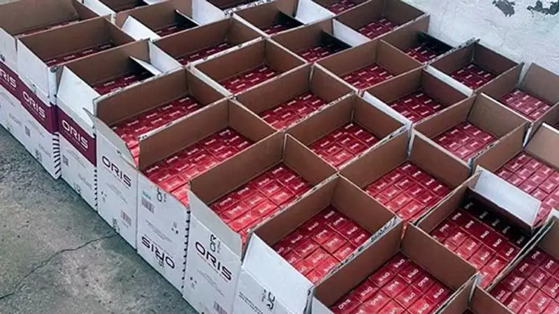 Из Кыргызстана в Казахстан пытались незаконно ввезти табачные изделия на 5,4 млн тенге