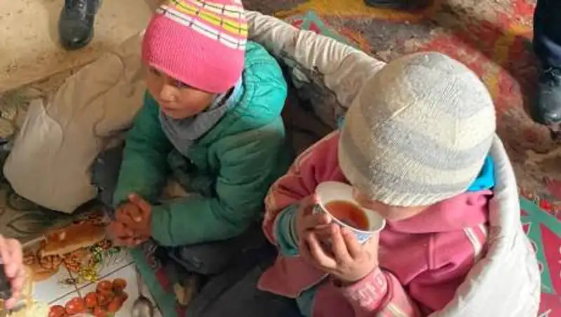 Двое малолетних детей сутки блуждали в степи Туркестанской области