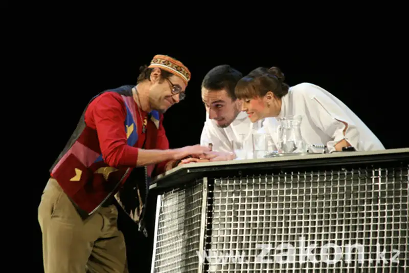 Сегодня в театре им. М.Ю. Лермонтова состоится премьера спектакля «Отель двух миров» (фото) Сегодня в театре им. М.Ю. Лермонтова состоится премьера спектакля «Отель двух миров» (фото), фото - Новости Zakon.kz от 17.02.2012 18:15