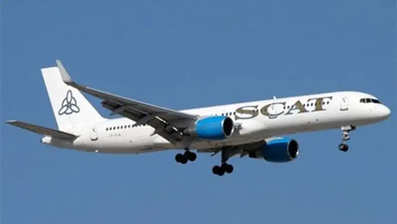 Самолет авиакомпании SCAT прибыл в Астану