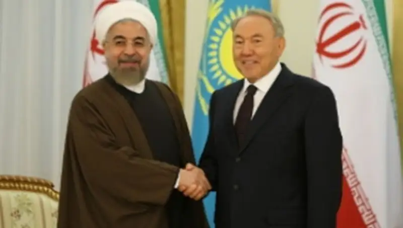 Елбасы Иран Ислам Республикасыны&#1187; Президенті Хасан Руханимен кездесті