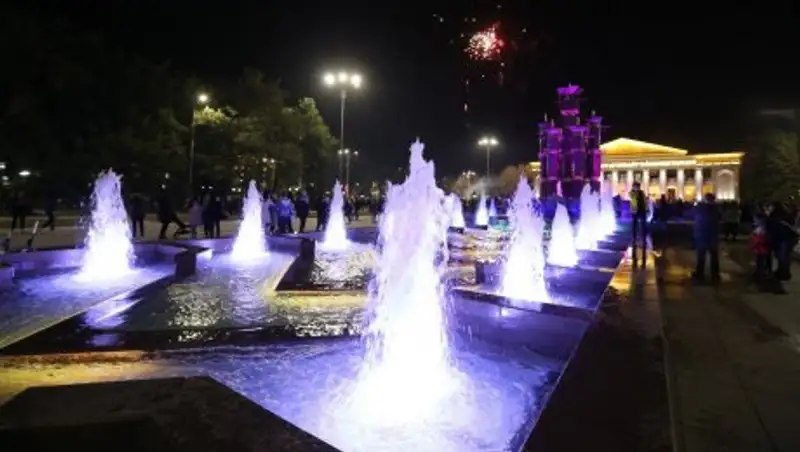 Талдыкорган украсили семь новых фонтанов