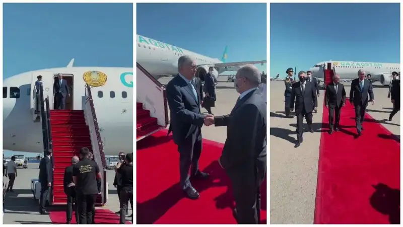 Касым-Жомарт Токаев прибыл в Азербайджан