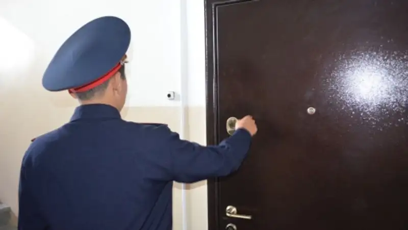 Около 300 тыс квартир проверили полицейские Акмолинской области за три месяца