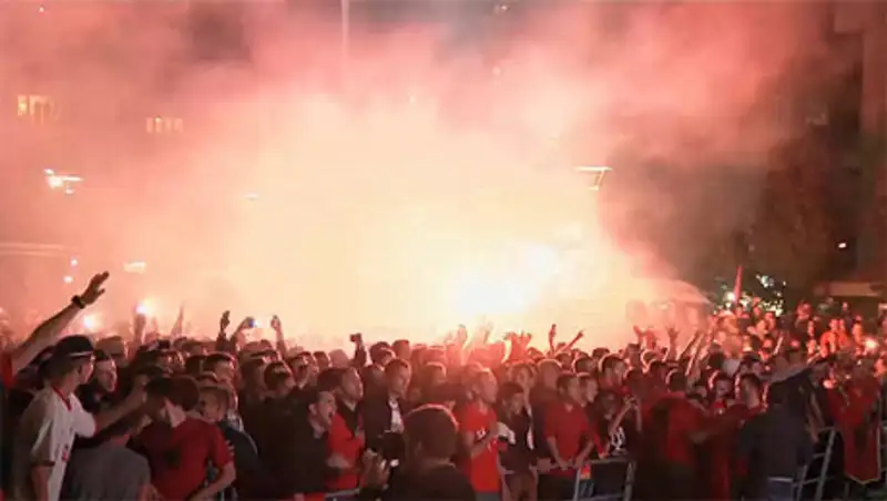 УЕФА присудила сборной Албании техническое поражение