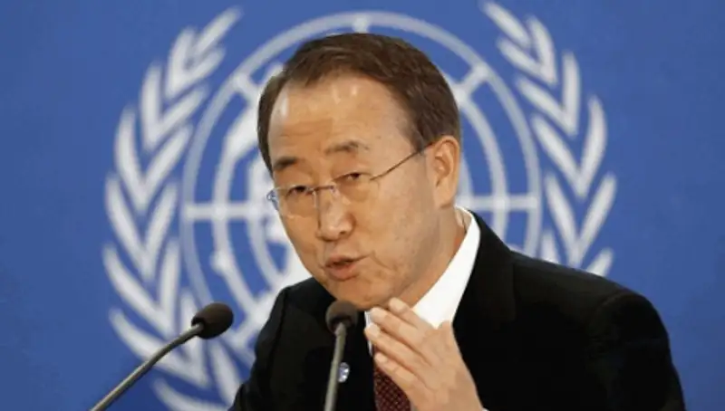 Генсек ООН Пан Ги Мун призвал прекратить огонь ради прохождения гуманитарного конвоя