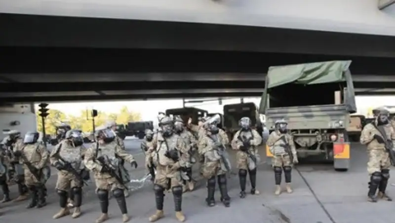 Бойцы нацгвардии США заразились коронавирусом на протестах