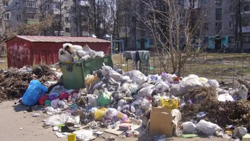 Актобе утопает в мусоре