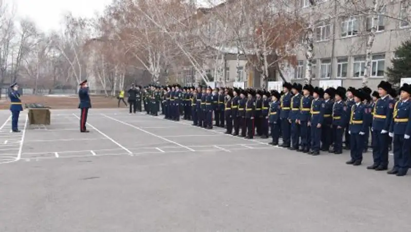 Кадеты-школьники движения "Жас полиция" провели слет в Алматинской области