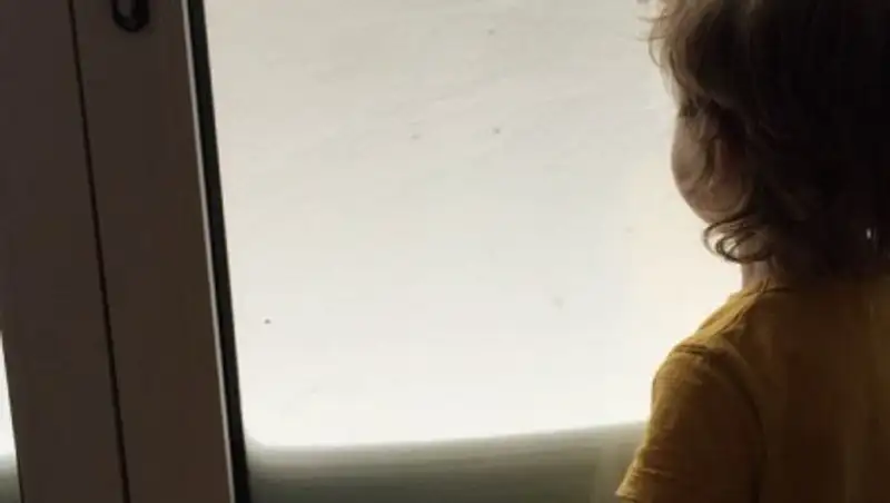 В Астане четырехлетний ребенок едва не выпал из окна на девятом этаже