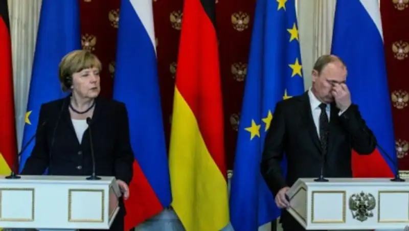 Ангела Меркель, выступая на пресс-конференции в Москве, назвала аннексию Крыма преступной