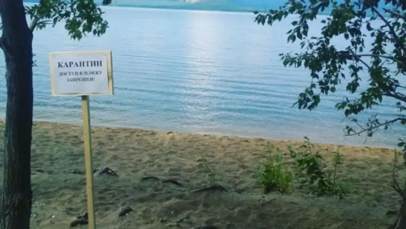 Пляжи в Боровом закрыты на карантин