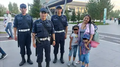 гвардейцы нашли потерявшихся детей в столице, фото - Новости Zakon.kz от 11.06.2022 12:41