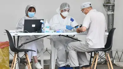 пик заболеваемости, фото - Новости Zakon.kz от 25.01.2022 17:21