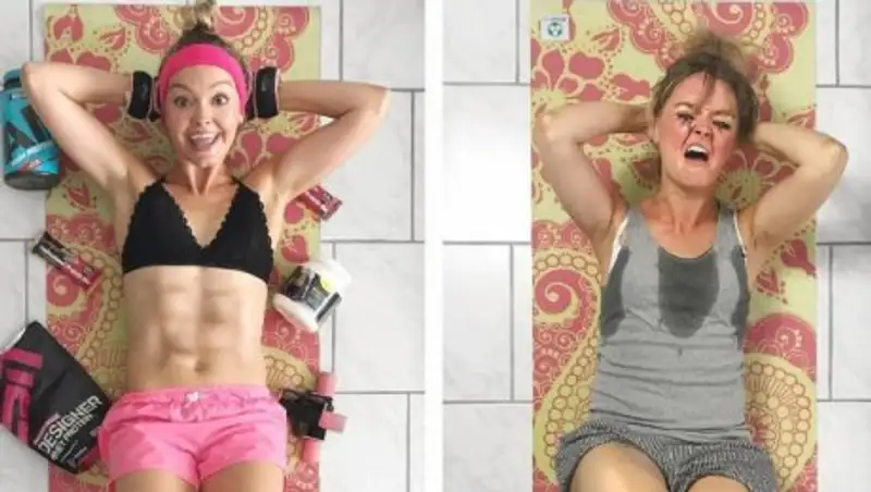 Инстаграм Vs Реальность: веселая немка высмеивает идеальные фото из соцсетей