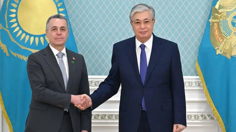 Токаев принял министра иностранных дел Швейцарии