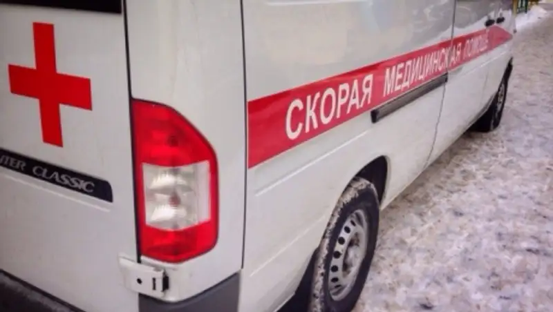 В Астане автобус со школьниками попал в аварию