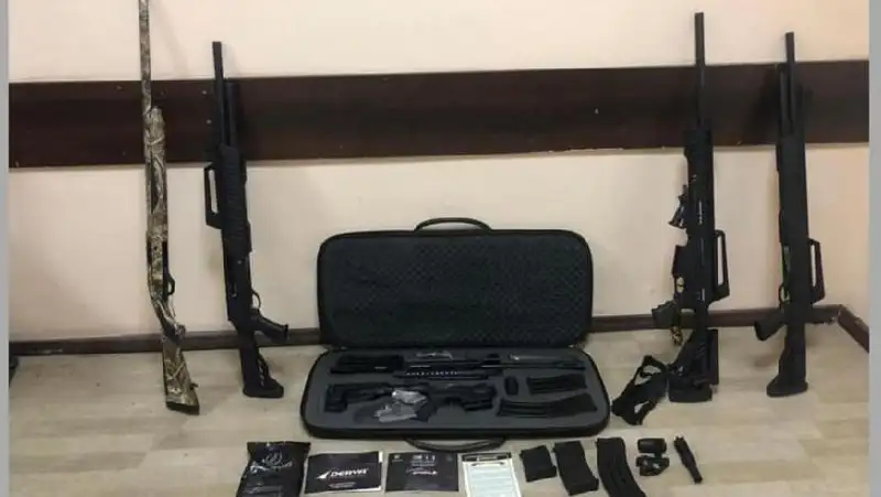 В Алматы задержали троих участников ограбления оружейного магазина