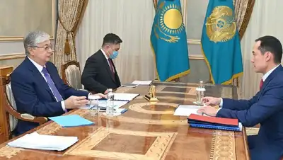 Касым-Жомарт Токаев, Санжар Жаркешов, фото - Новости Zakon.kz от 08.10.2022 15:11
