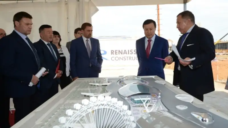 Джаксыбеков проверил ход строительства объектов «Астана ЭКСПО-2017»