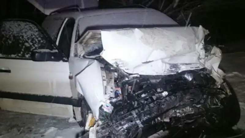 В Алматы в аварии пострадала семья