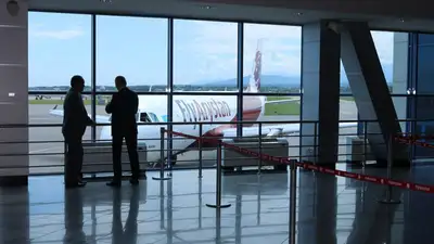 Самолет FlyArystan, вылетевший из Астаны, совершил вынужденную посадку в Атырау, фото - Новости Zakon.kz от 09.05.2023 11:28