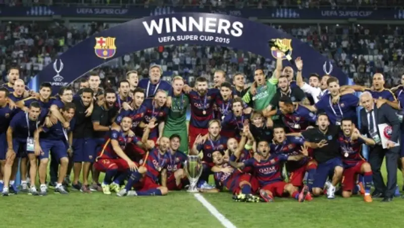«Барселона» обладатель Суперкубка УЕФА-2015 &#8195;