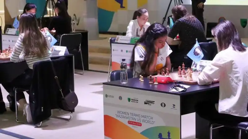 Шахматы Матч Астана, фото - Новости Zakon.kz от 20.04.2023 10:03