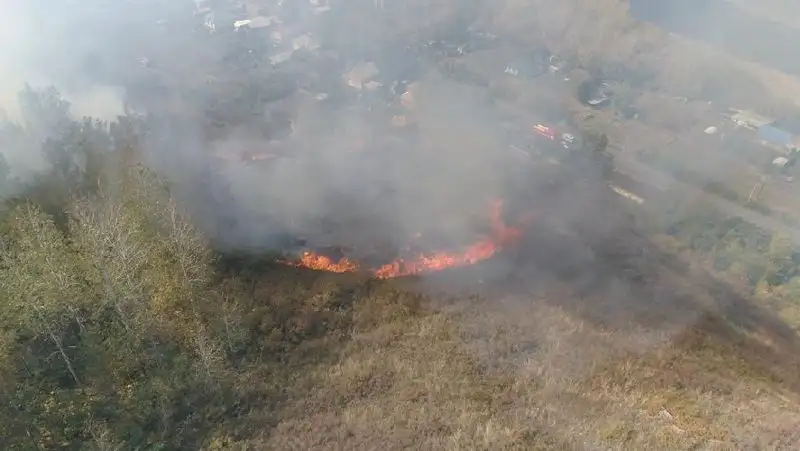 пожар ВКО, фото - Новости Zakon.kz от 07.09.2022 15:08