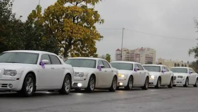 15 протоколов – таразские полицейские не оценили веселье свадебного кортежа