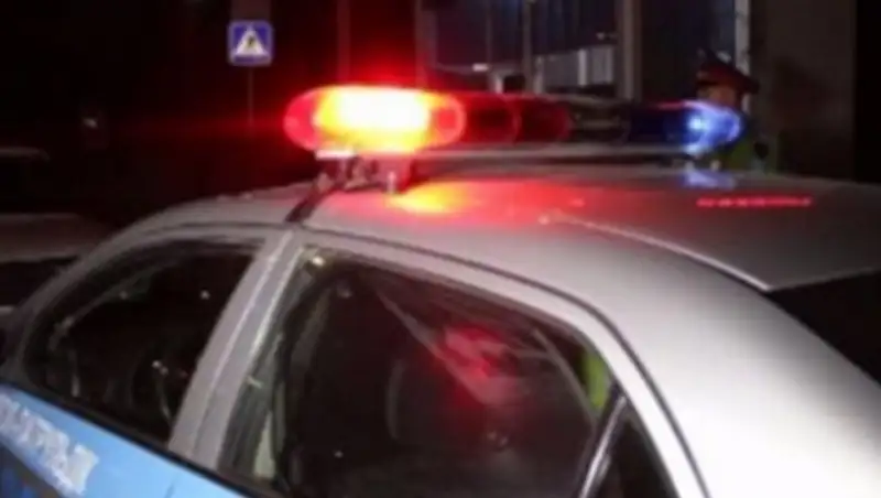 В Шымкенте произошло ЧП с машиной следователя полиции