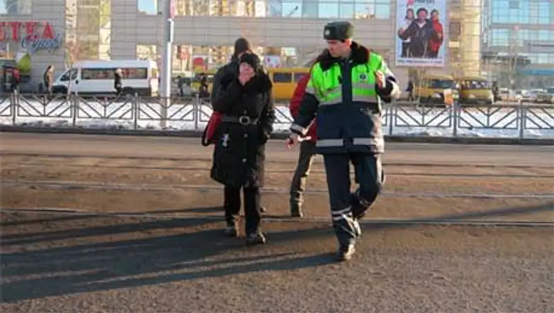 Очередной рейд по нарушениям ПДД пешеходами провели в Астане