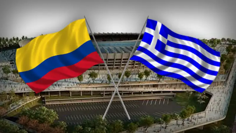 Онлайн текстовая трансляция матча Колумбия - Греция