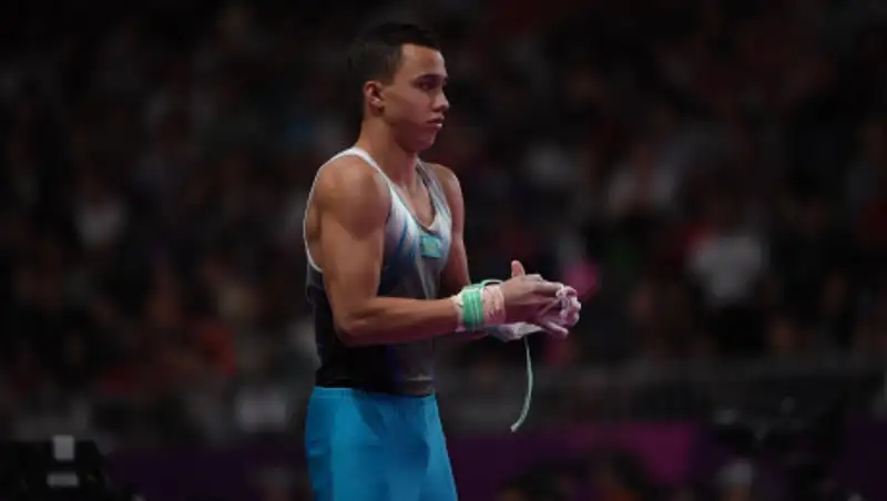 Казахстанец завоевал вторую медаль на этапе Кубка мира по спортивной гимнастике