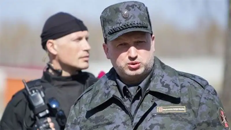 И.о. президента Украины А.Турчинов: на севере Донецкой области началась спецоперация