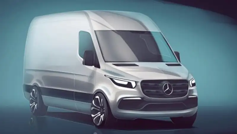Mercedes раскрыл дизайн нового Sprinter