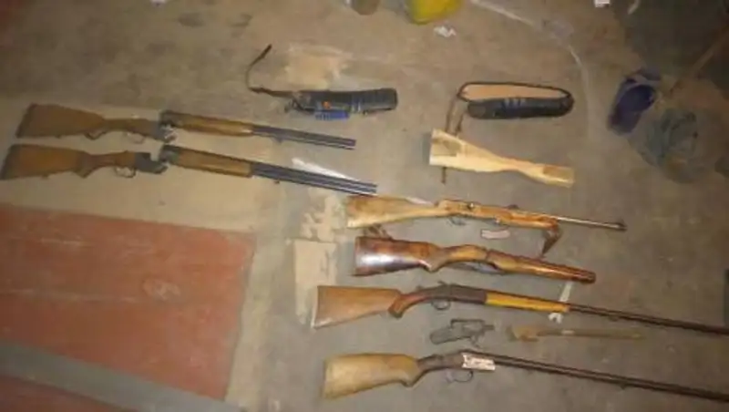 Арсенал оружия изъяли в ВКО